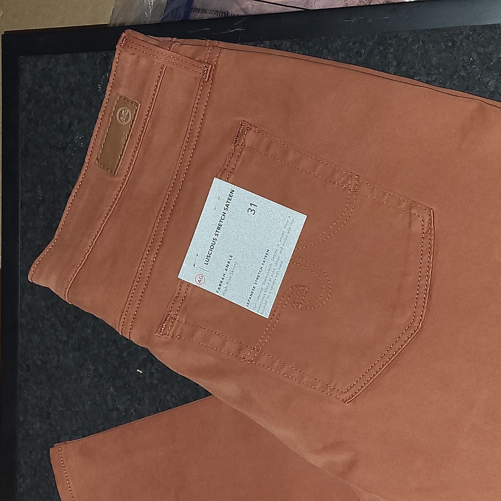 SALE💗AG Adriano Goldschmied Sateen Farrah High Rise Skinny - Picture 3 of 8